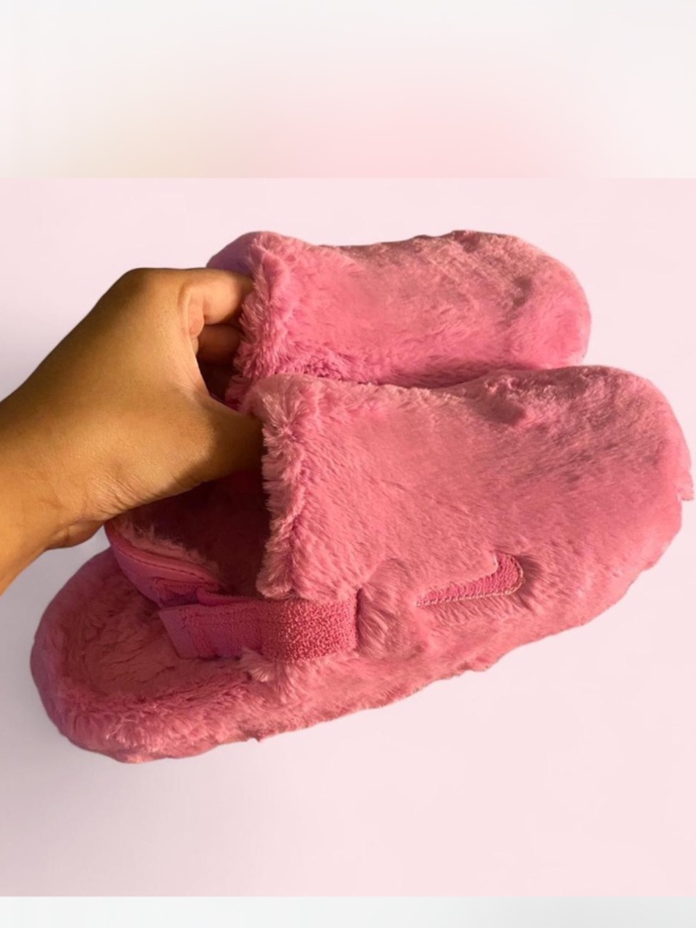 Nike pink mules slides